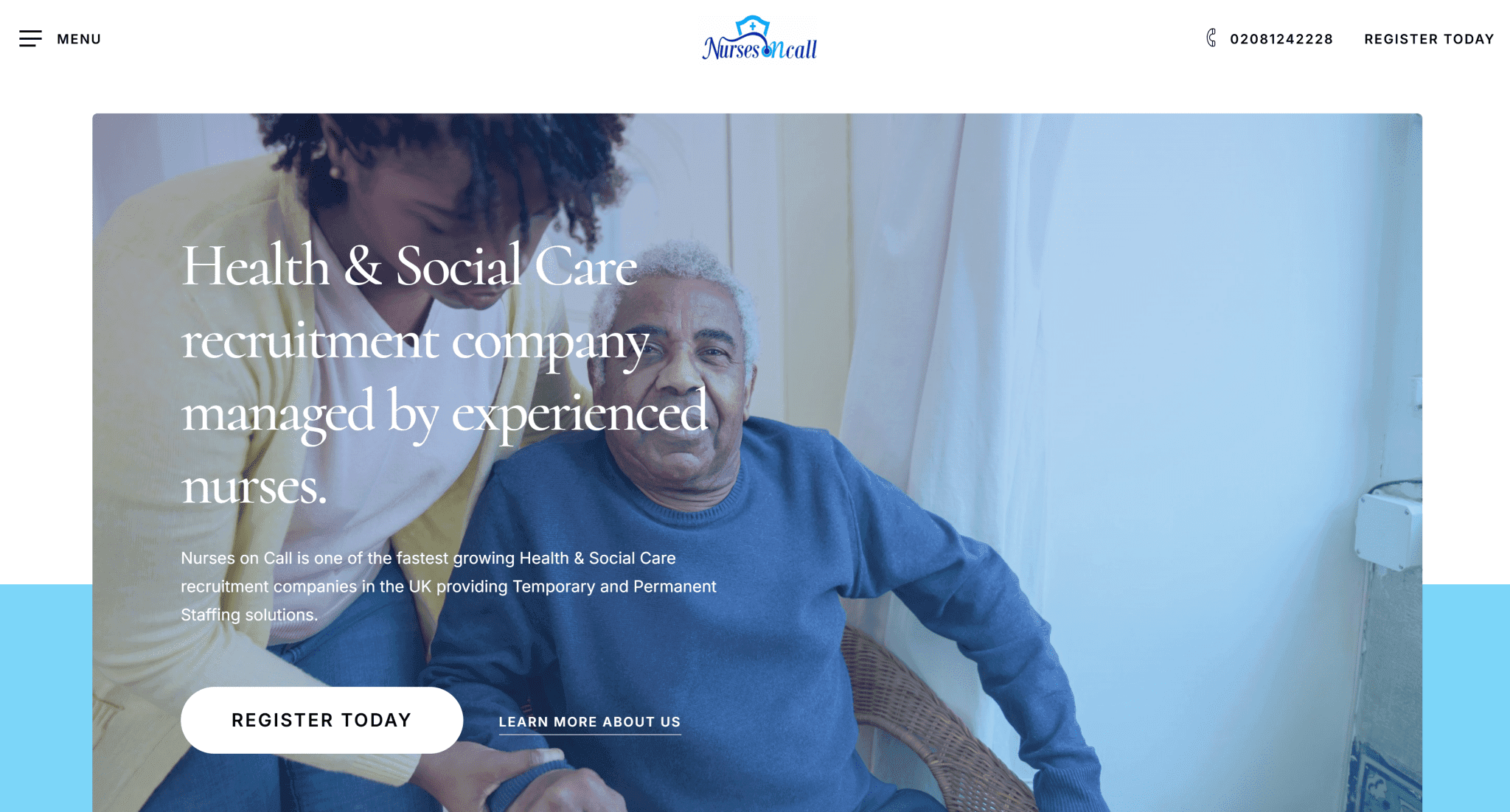 Nurses on Call Homepage A2ZTECH