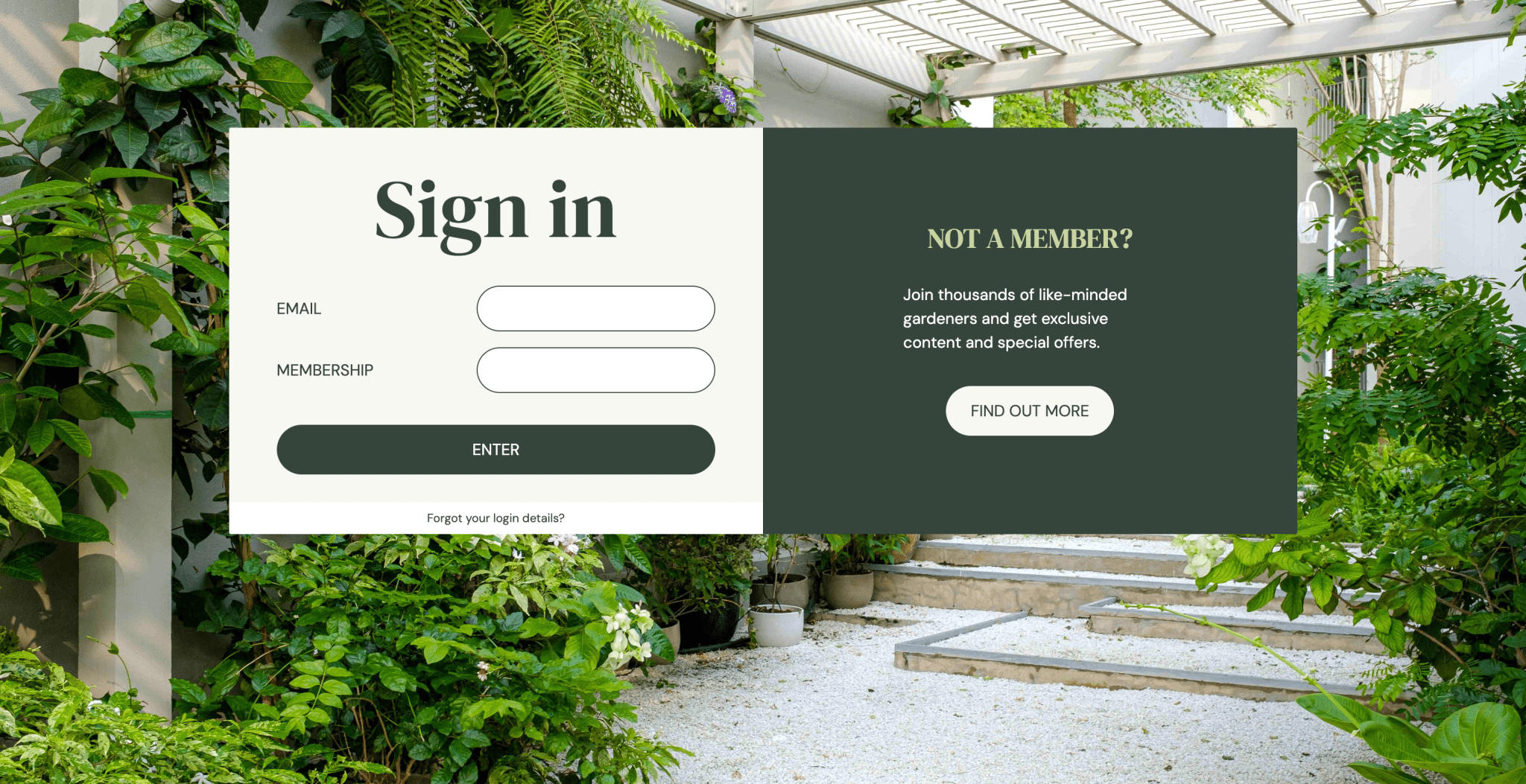 Gardens Illustrated Members Website Homepage A2ZTECH